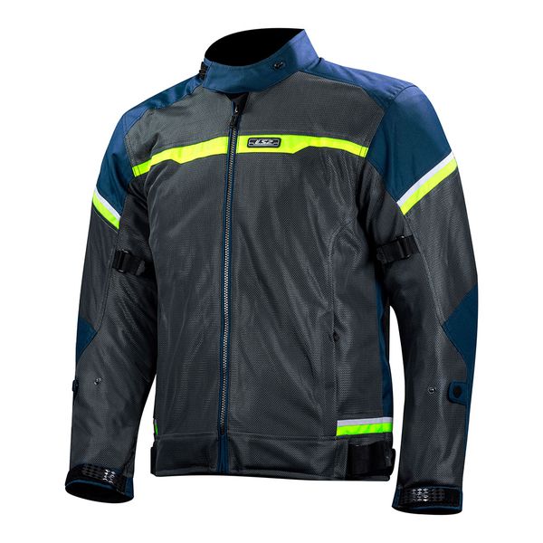 Jaqueta Ls2 Riva - Azul Cinza Amarelo 