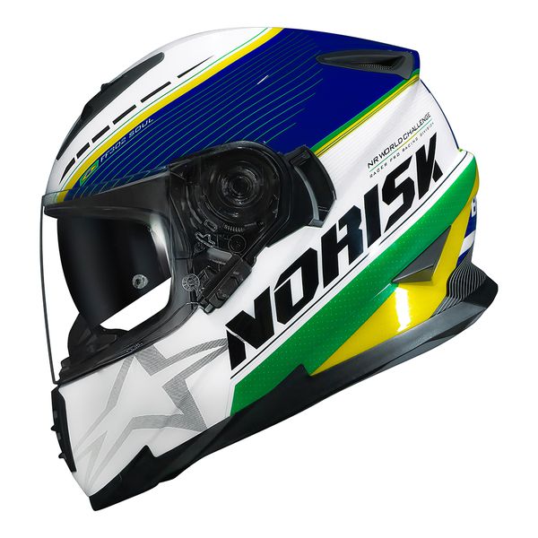 Capacete Norisk Ff302 Soul Grand Prix - Brasil/Brazil