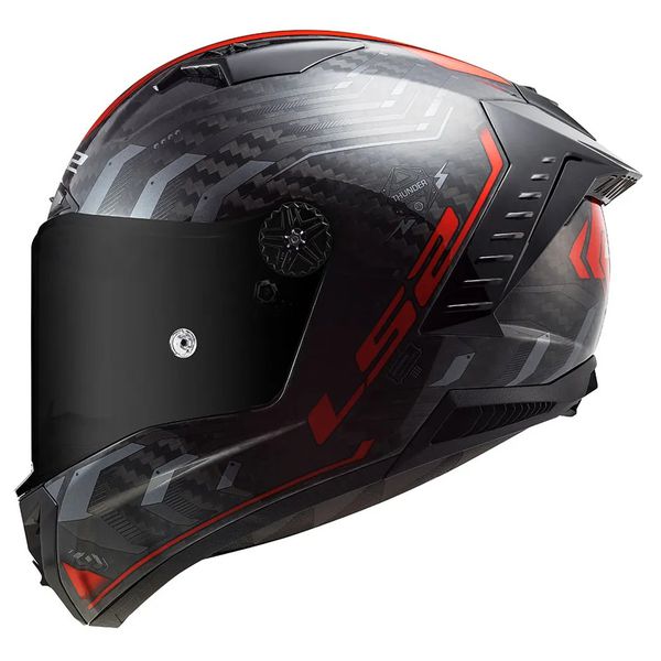 Capacete LS2 FF805 Thunder C Sputnik - Metal Vermelho