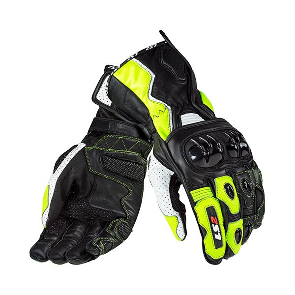 Luva Ls2 Swift Racing - Preto/Amarelo 