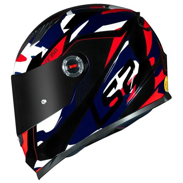 Capacete LS2 FF358 Tank - Azul Vermelho