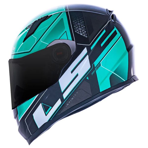 Capacete LS2 FF358 Ultra - Preto Verde