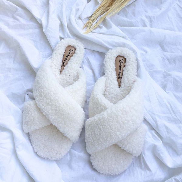 Rasteira Pelo Tedy Off White