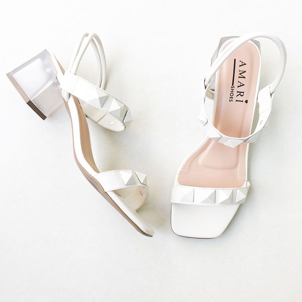 Sandália Bloco Degradê Off White