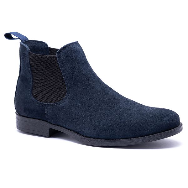 Botina Country Masculina Chelsea Azul MArinho Clássica