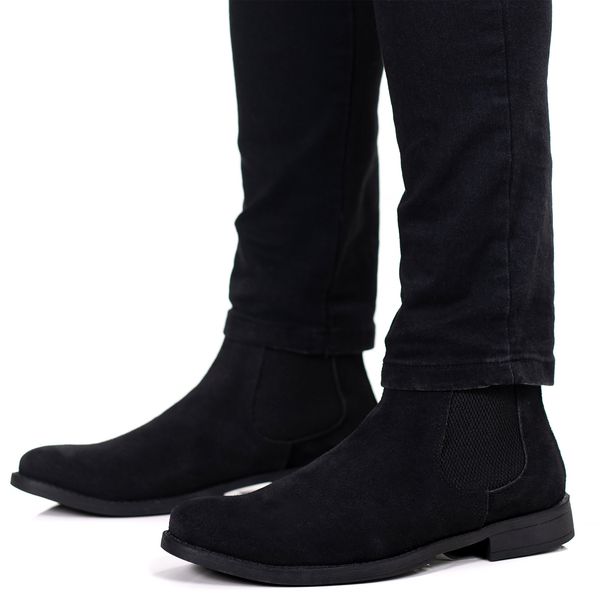 Botina Country Masculina Chelsea Toda Preta Polo North Cl ssica