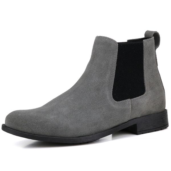 Botina Country Masculina Chelsea Cinza Clássica