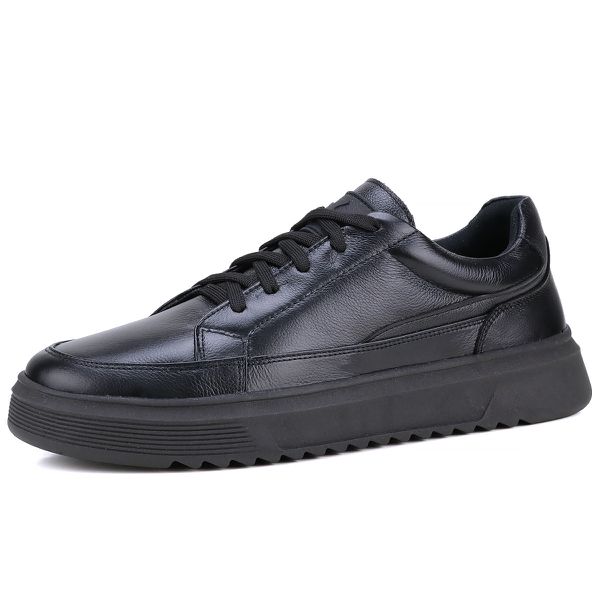 Tênis Urbanix Casual Masculino Mr Gutt em Couro - Ref. 501 preto