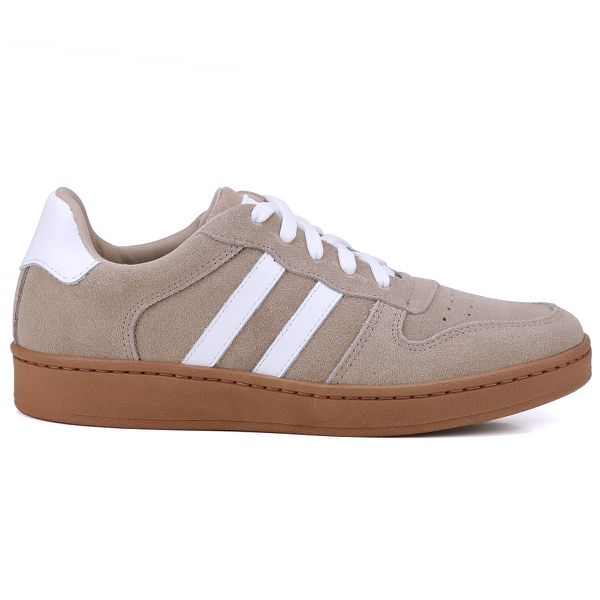 Tênis Essence Feminino em Couro Mr Gutt com Listras - Ref. 2201