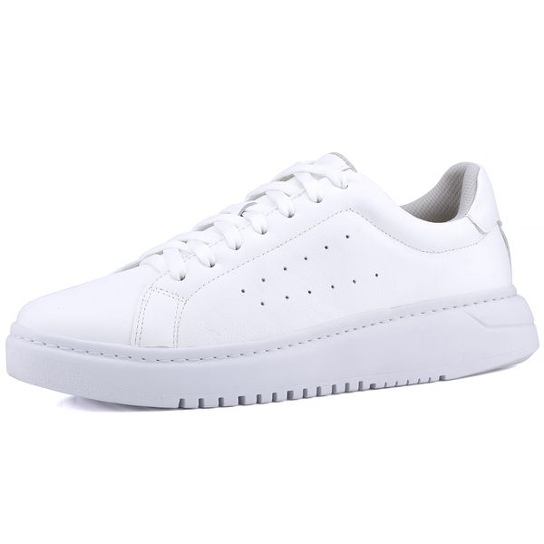 Tênis Everest Casual Masculino Mr Gutt em Couro - Ref. 3003-M Branco