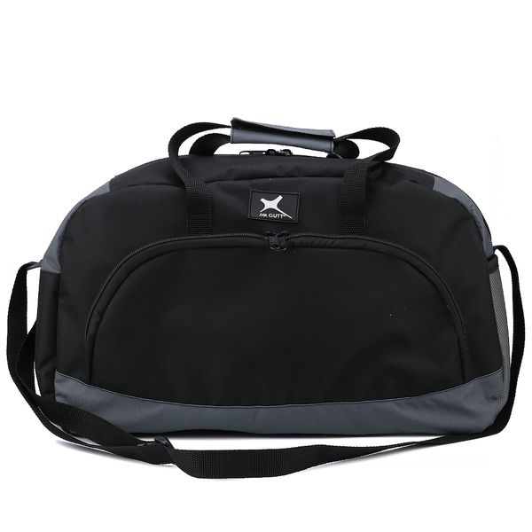 Bolsa Fitness Multiuso Mr. Gutt - Preto Com Cinza - Ref. 1001 Pto/Cinza