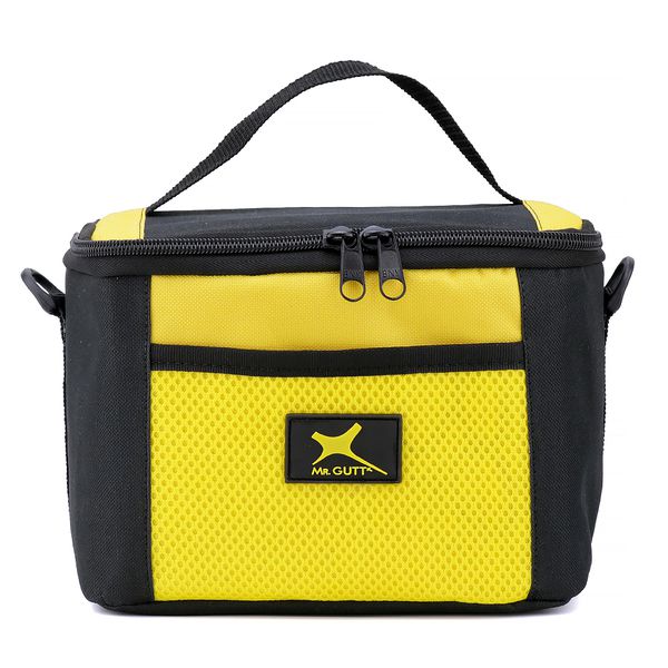 Bolsa Térmica Fitness Marmita - Preto/amarelo - Ref. 1002 Pto/Amarelo