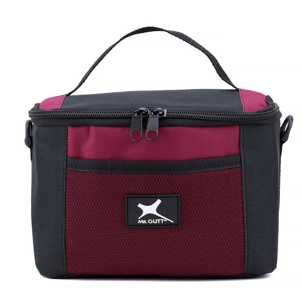 Bolsa Térmica Fitness Marmita - Preto e Bordo - Ref. 1002 Pto/Bordo