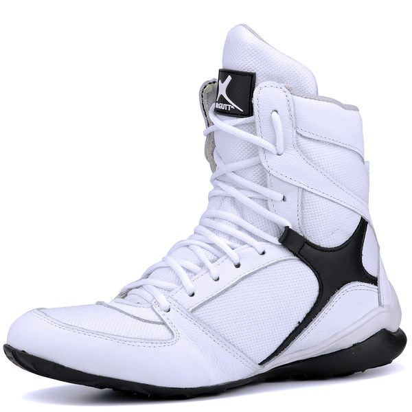 Bota Fitness De Treino Musculação Mr Gutt Branca - Ref. 015 Branco/Preto