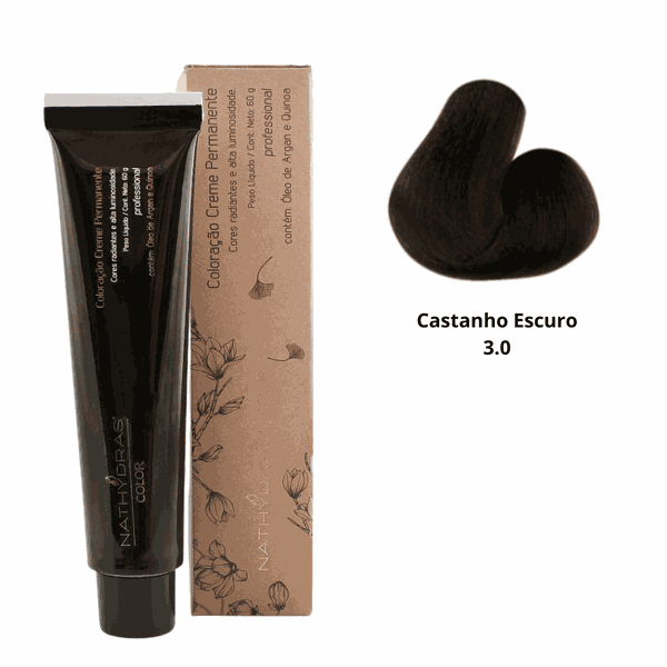 Coloração Nathydras Castanho Esc. 60g