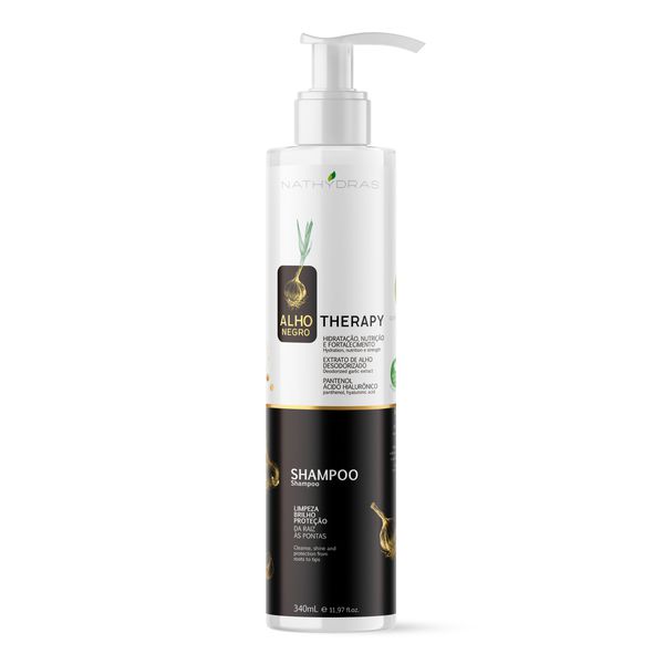 Shampoo Alho Therapy Negro 340ML