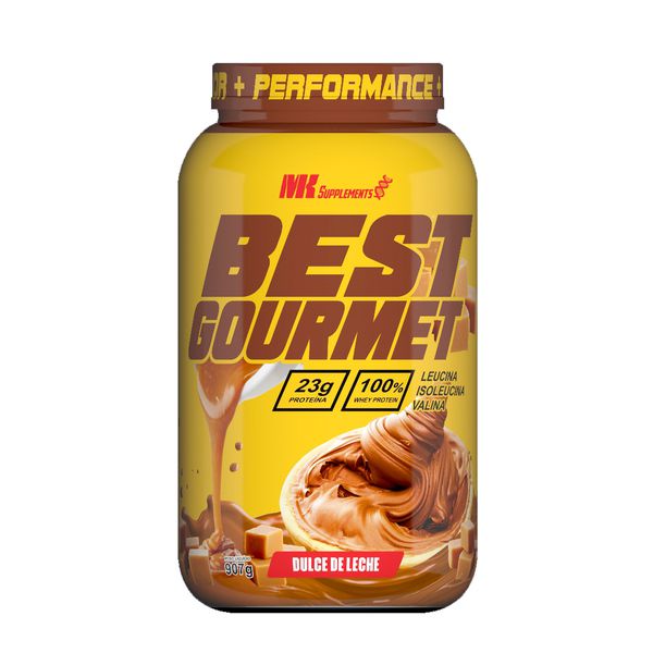 Whey Best Gourmet Pote 907g MK Supplements Dulce de Leche