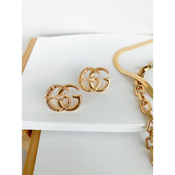 BRINCO GUCCI FOLHEADO A OURO 18K