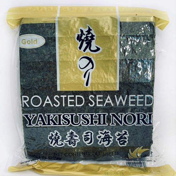 NORI ROASTED SEAWEED ( GOLD ) C50F 140G (PC)