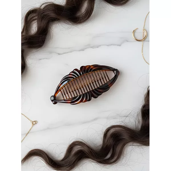 Banana Tartaruga De Acetato 14,0 X 7,0 Cm estilo para cabelos