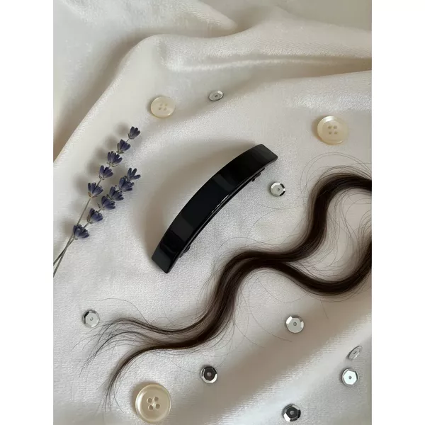 Presilha Grande Tartaruga De Acetato 9,5 X 1,5 Cm estilo liso 