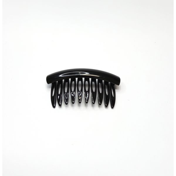  N310752NR Pente curto Tartaruga Acetato preto 2,5 x 6,0 cm 