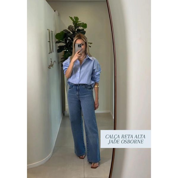 Vestido Jeans Doce Trama 300661 Azul Jeans