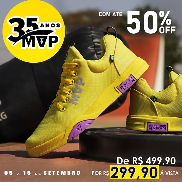Tênis Amarelo Para Cross Rhino X Tech III - Yellow