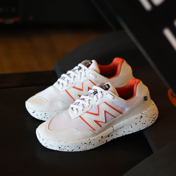 Tênis Branco para Treino Xtep Run II - White Orange