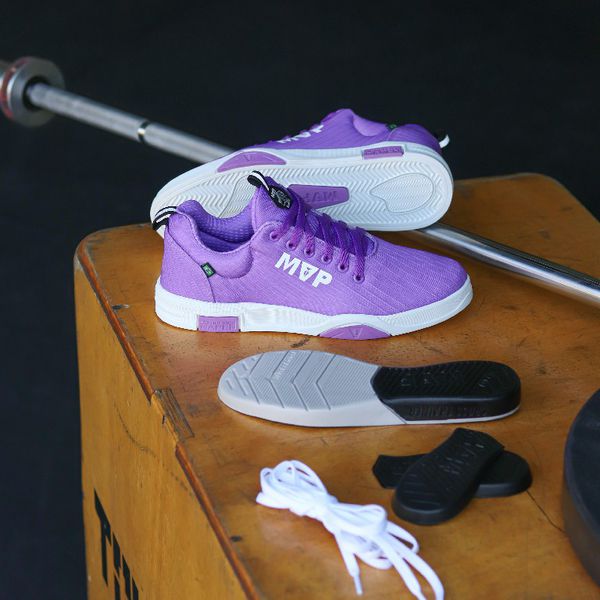 Tênis Confortável de Treino Rhino X Tech III - Purple White