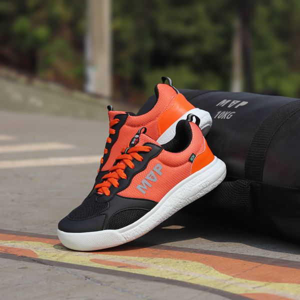 Tênis Confortável para Treinos Rx Fly - Black Orange