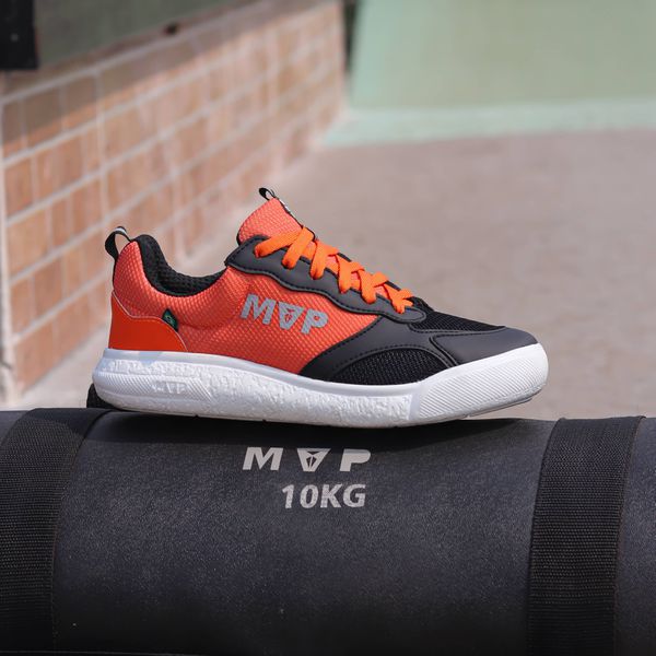 Tênis Confortável para Treinos Rx Fly - Black Orange