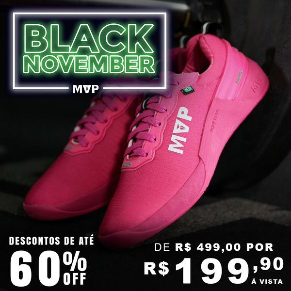 Tênis Cross Training 4x4 - All Pink