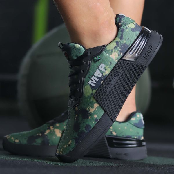 Tênis de Cross Camuflado 5x5 - Camuflado verde