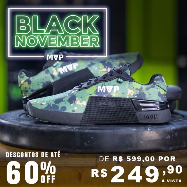 Tênis de Cross Camuflado 5x5 - Camuflado verde