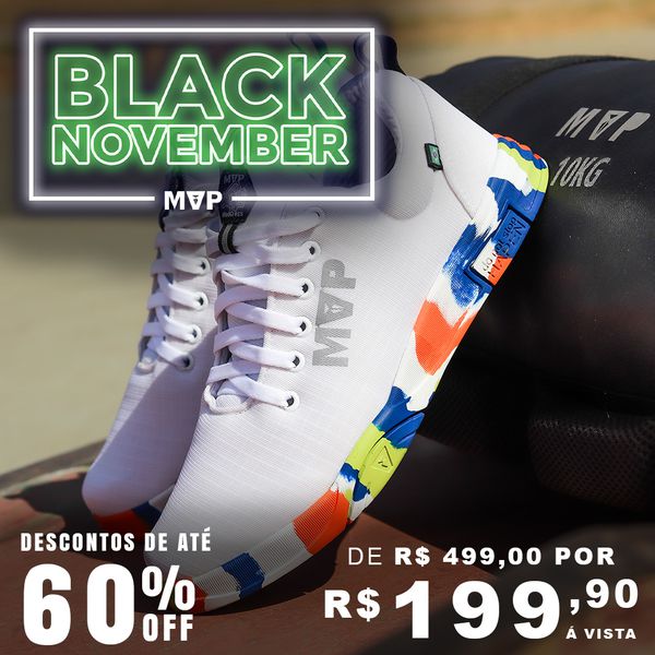 Tênis de Cross Branco Rhino Tech III - White Splah | MVP Fitness