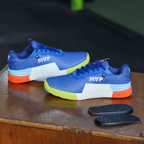 Tênis de Cross Training MVP 5x5 - Blue Orange