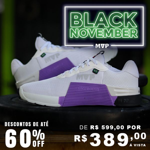 Tênis de Treino MVP 5x5 - White Purple