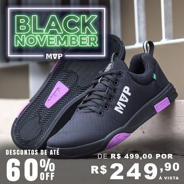 Tênis de Treino Preto de Rhino X Tech III - Black