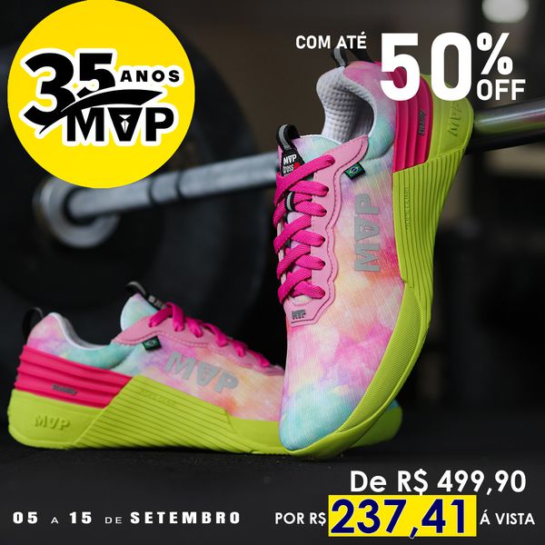 Tênis Feminino Para Cross MVP 4x4 - Pink Smoke
