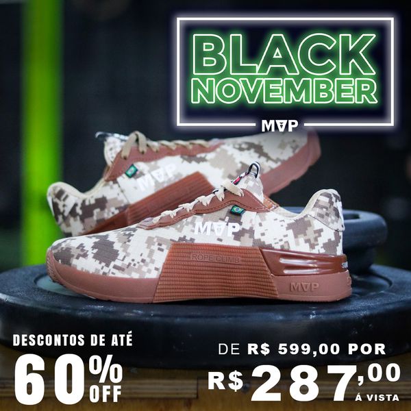 Tênis MVP Cross Training 5x5 - Camuflado Bege