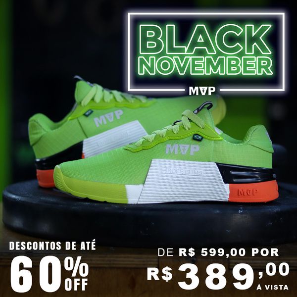 Tênis MVP Cross Training 5x5 - Green Orange 