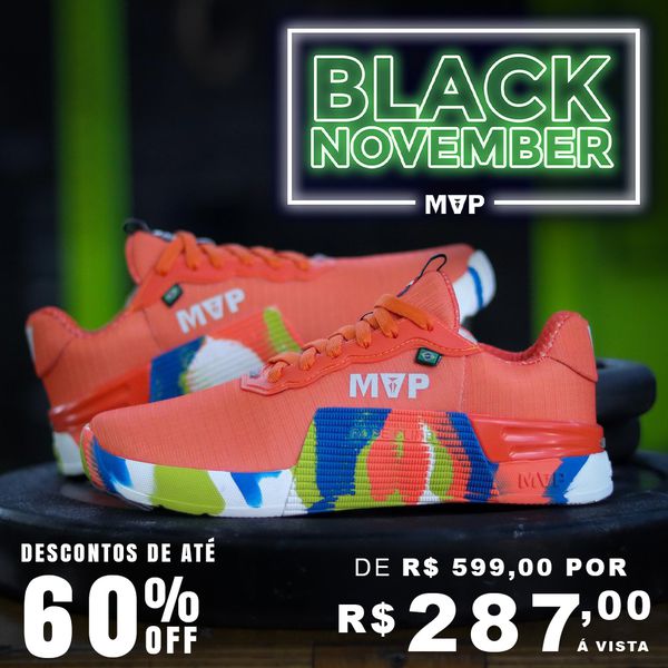 Tênis MVP para Cross Training 5x5 - Orange-Splash