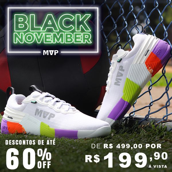 Tênis Para Cross MVP 4x4 - Branco Aquarela