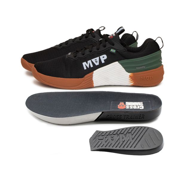 Tênis para Cross Unissex 4x4 - Military Black White 