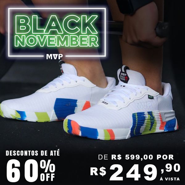 Tênis para Treino cross MVP 5x5 - White Splash