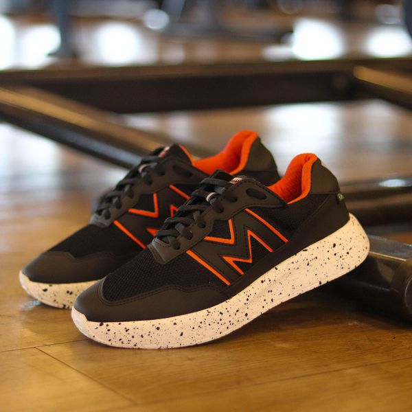 Tênis Preto para Treino Xtep Run II - Black Orange