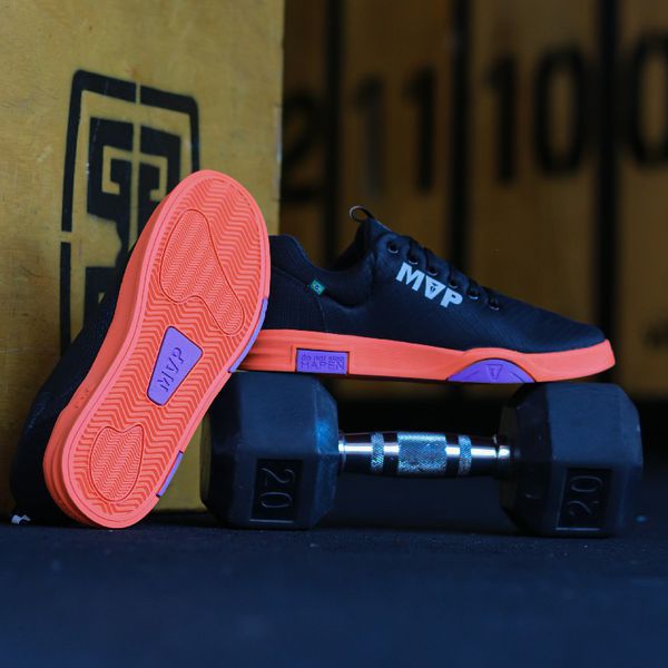 Tênis Preto de Treino Rhino X Tech III - Black Orange