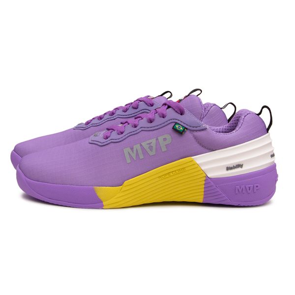 Tênis Unissex para Cross MVP 4x4 - Purple Yellow White
