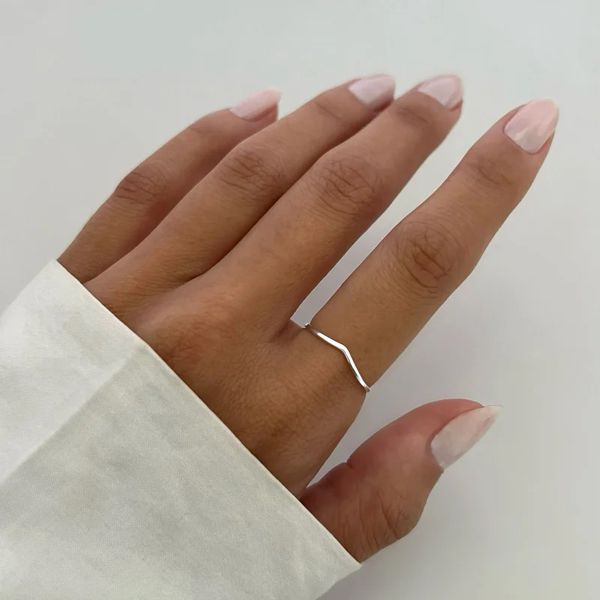 ANEL LISO PRATA 925 - My Prata Joias